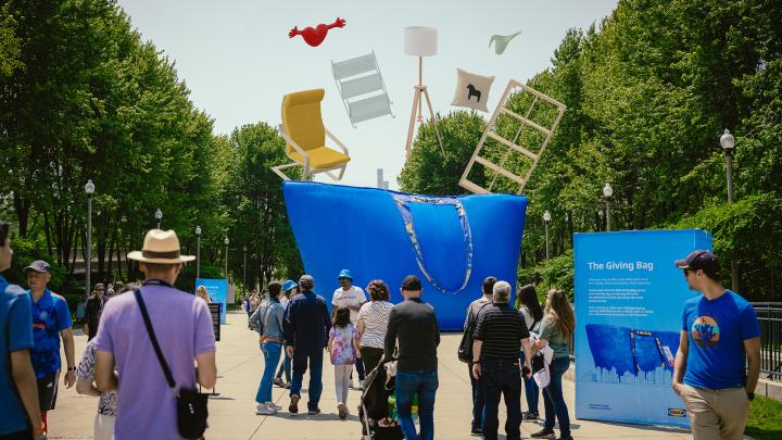 Ikea big blue bag on sale